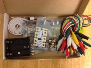 Redfern Electronics' kit with a Crumble Controller