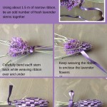 Canva graphic showing hoiw to make a lavender rocket