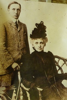 Lawrence with his mother in a wheel chair              el-chair