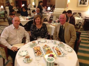 Tea-table at Claridges