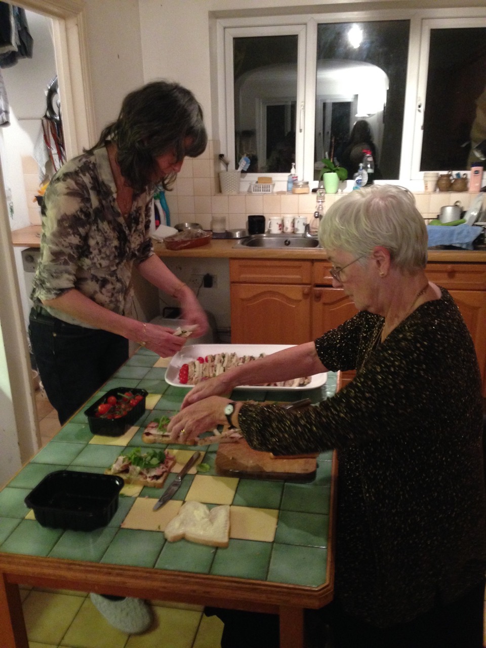 Ladies working in the kitchen