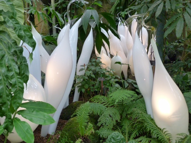 White tubes of Chihuky glass 