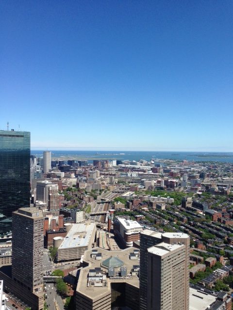 Boston from 50th Floor