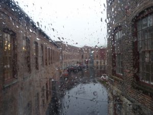 Rain at Mass MoCA