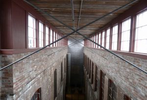 Internal walls at Mass MoCA