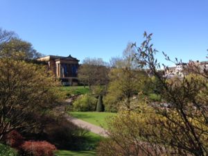 National Gallery from gardens