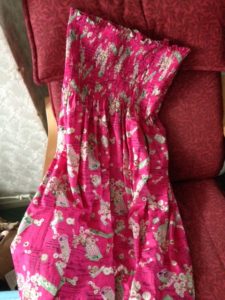 My sewing: shirred sundress