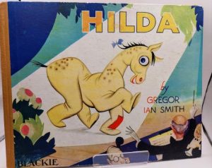 Book cover showing pantomime horse